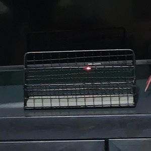 Black mail desk holder